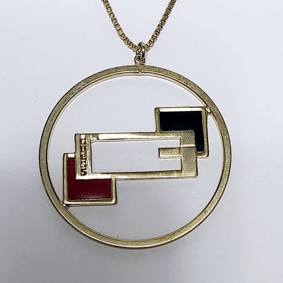 GUESS Geometric Necklace size 18" - Picture 5 of 9